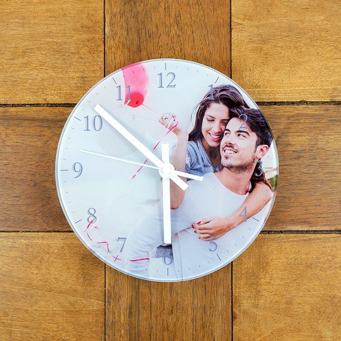 Personalisierte Uhr mit einem Foto