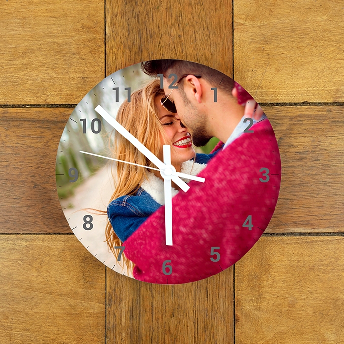 Personalisierte Uhr mit einem Foto