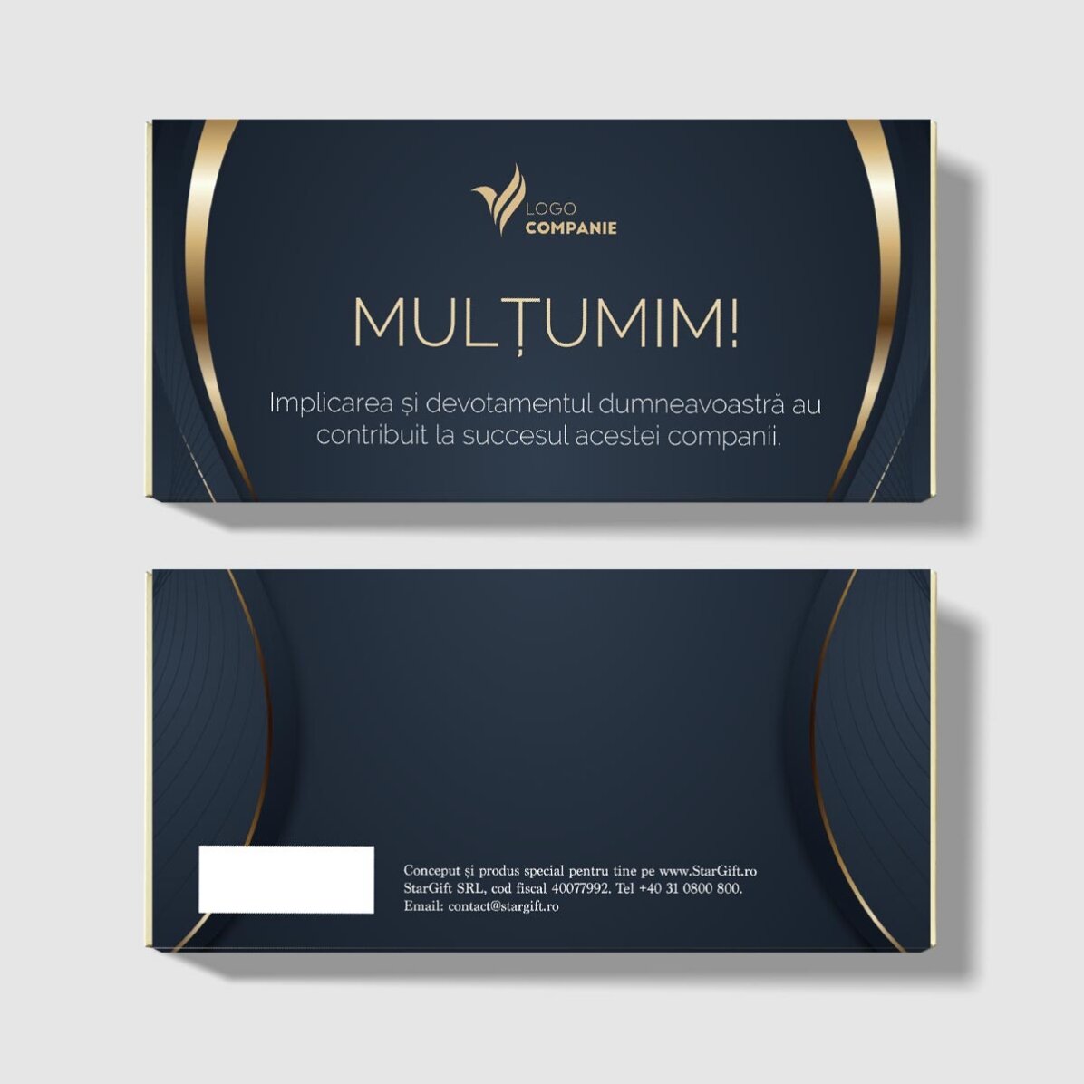 Individuell gestaltete Schokolade mit Logo und Text – Glückwünsche