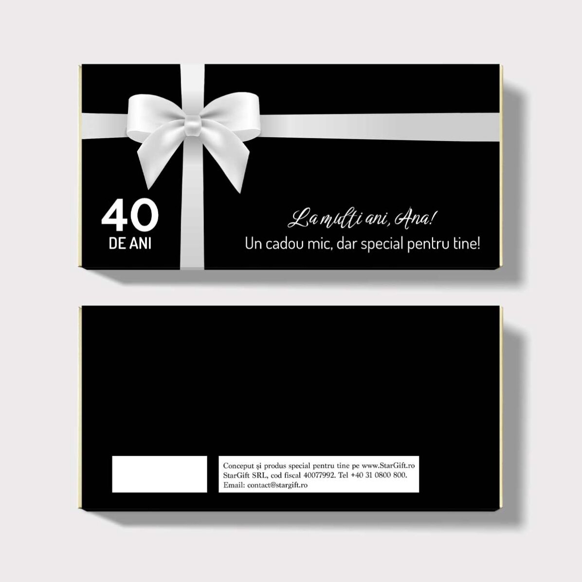 Personalisierte Schokolade mit Text zum Geburtstag – Special for you