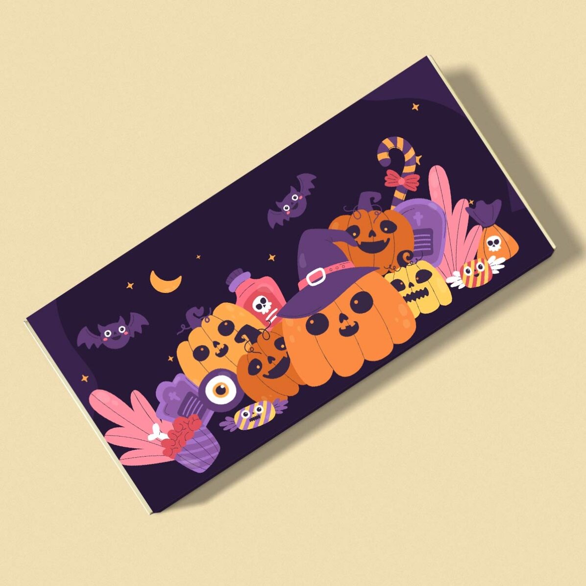 Personalisierte Schokolade mit Schriftzug – Pumpkin