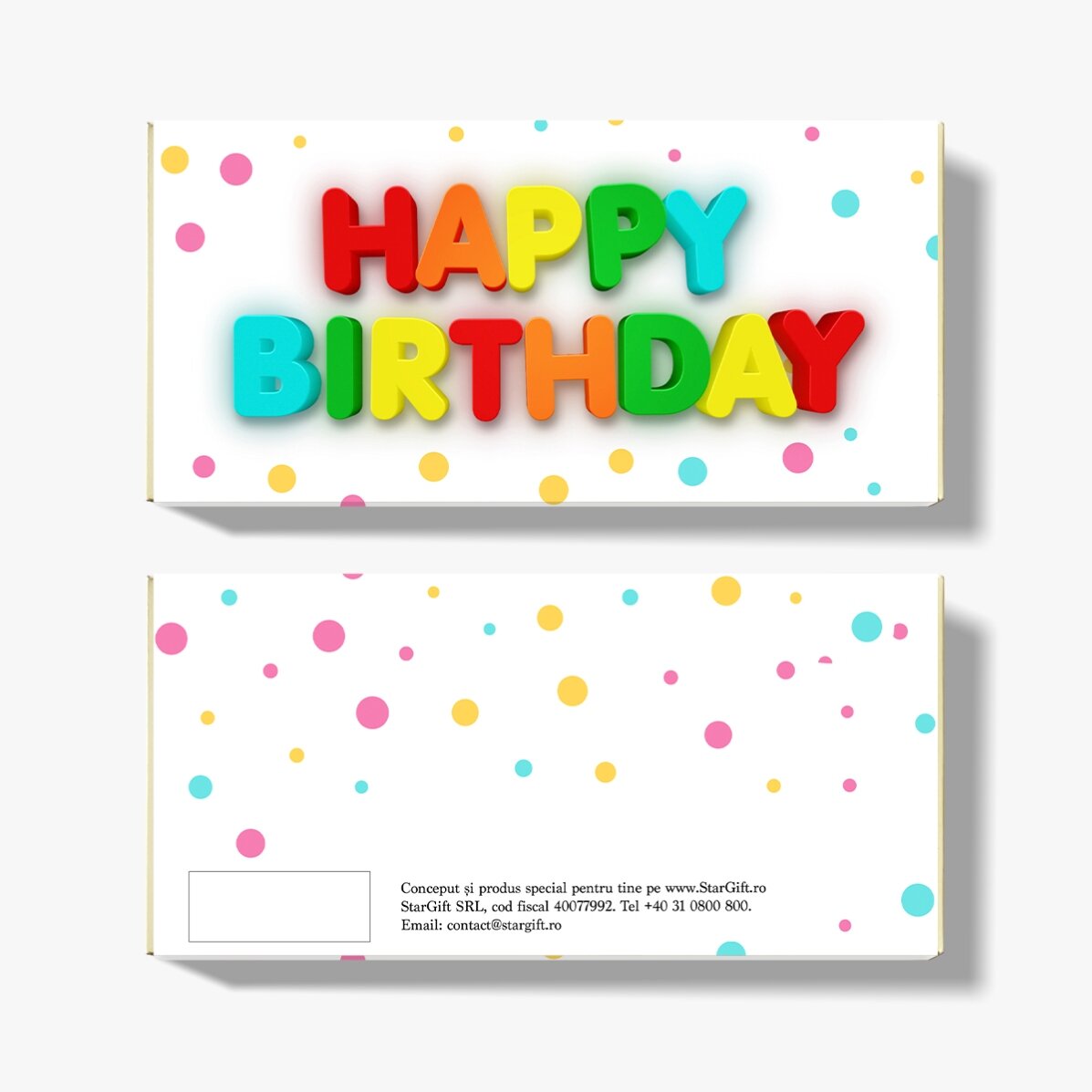 Personalisierte Schokolade – Herzlichen Glückwunsch zum Geburtstag!