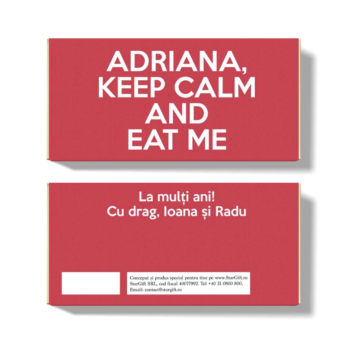 Personalisierte Schokolade – KEEP CALM