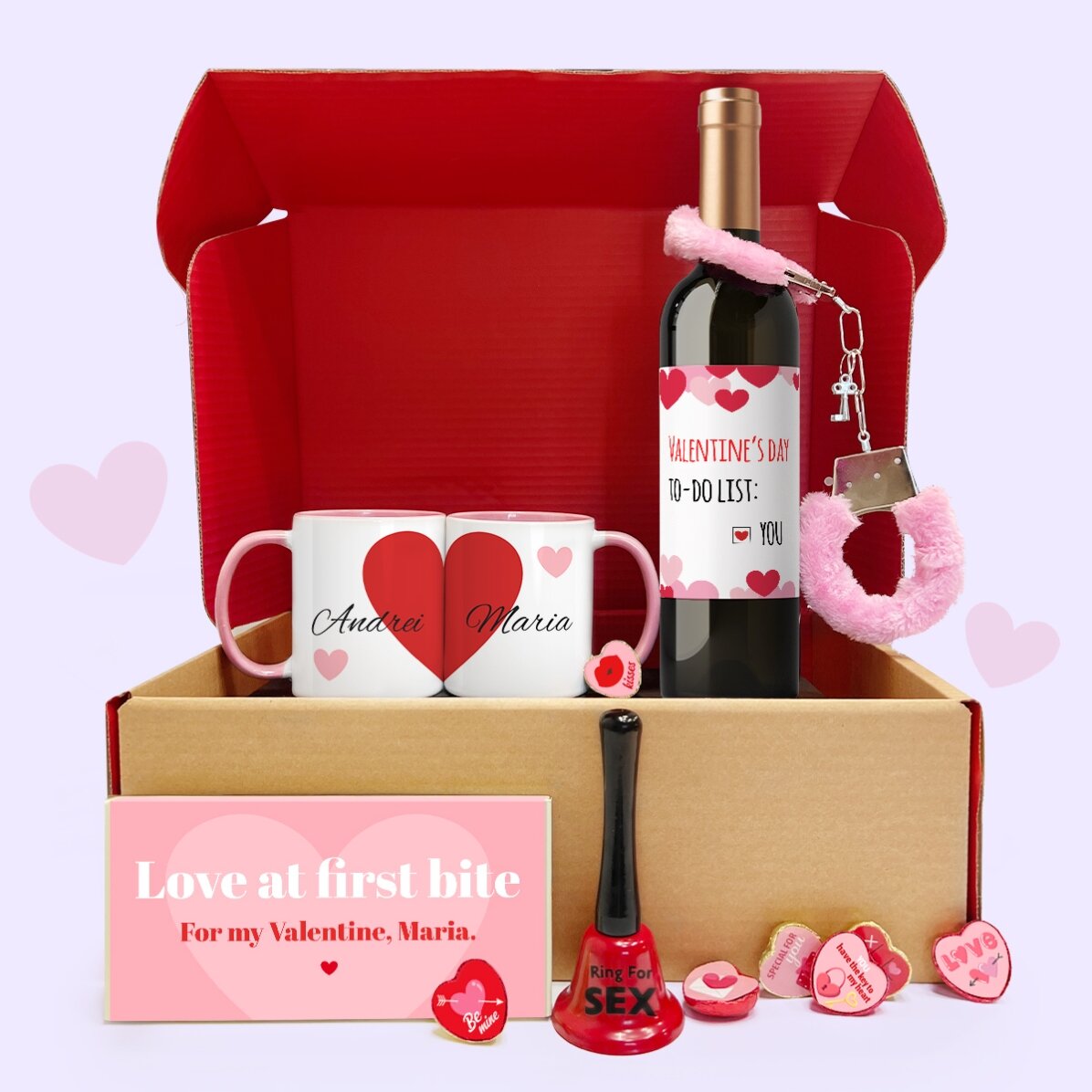 Geschenkbox zum Valentinstag – Funny Valentine’s
