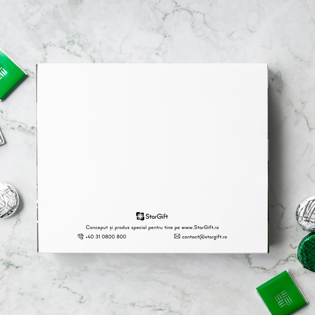 Personalisierte Pralinenschachtel mit 20 Fotos und Text – Gründe, warum ich dich liebe