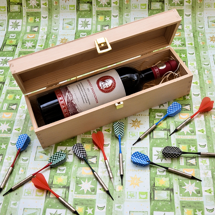Personalisierte Weinkiste – Geburtstagsgeschenk