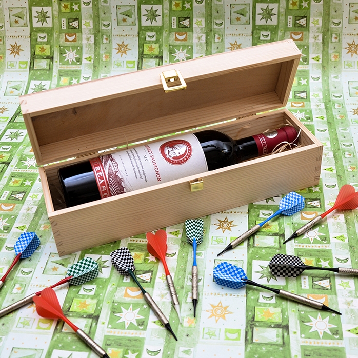 Personalisierte Weinkiste – Geburtstagsgeschenk