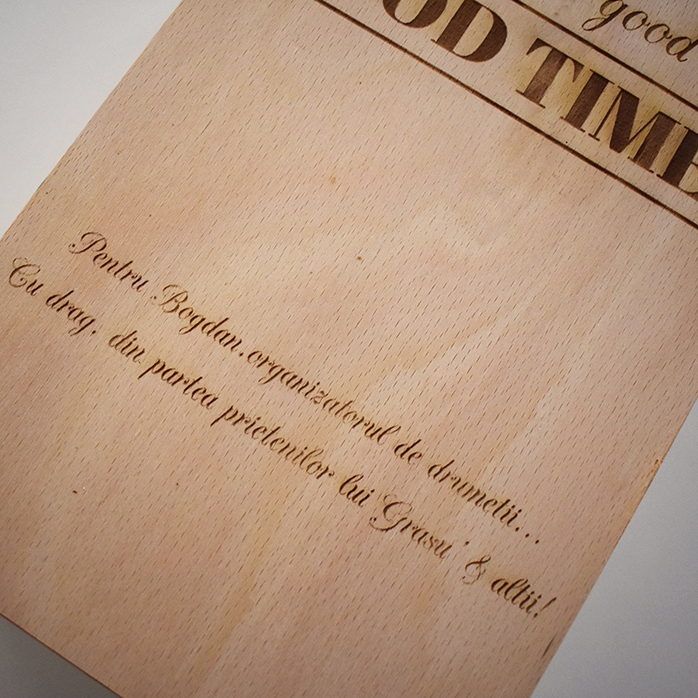 Personalised wine box for two bottles - Good Friends, Good Wine, Good Times