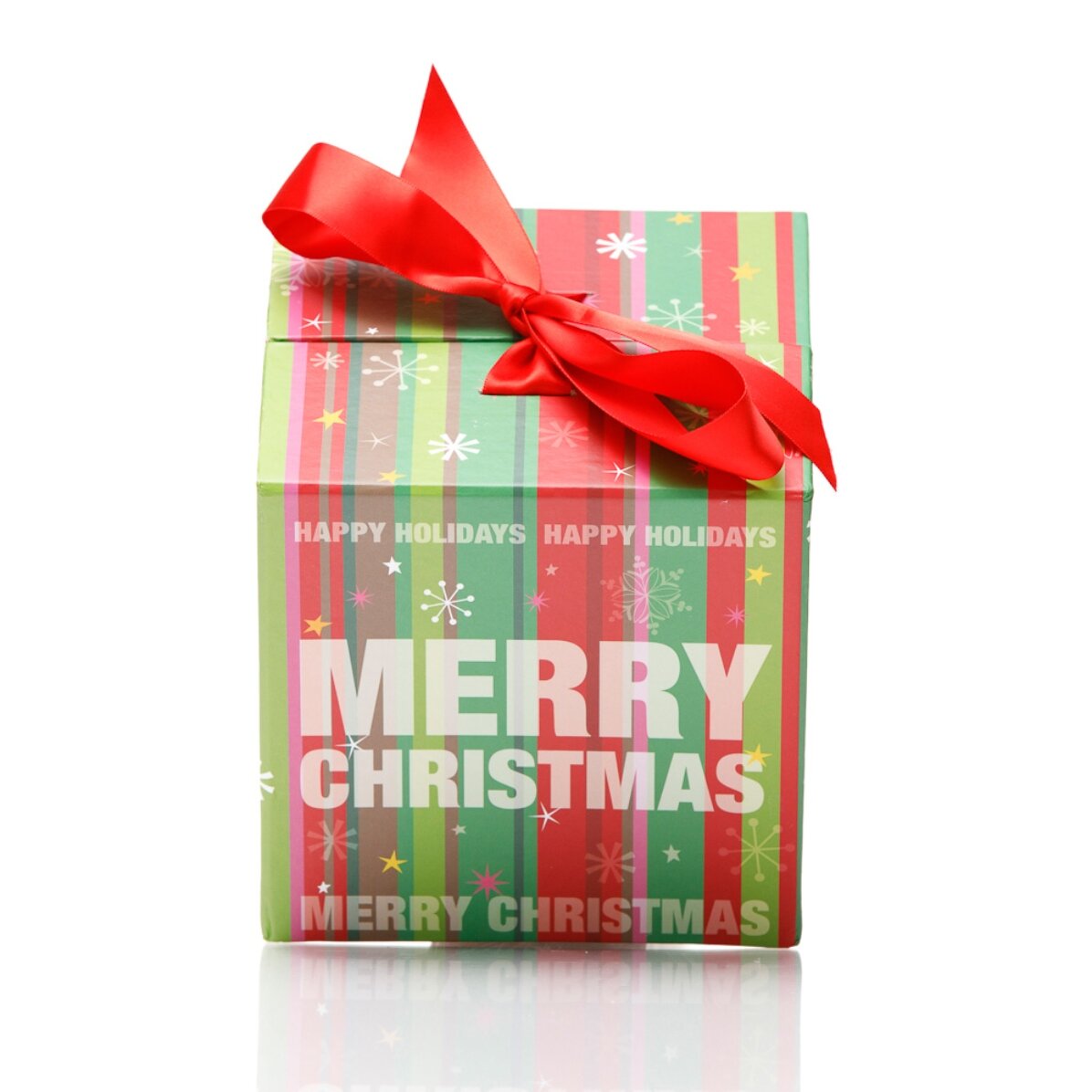 Weihnachtsgeschenkbox – Modell „Schneeflocken“
