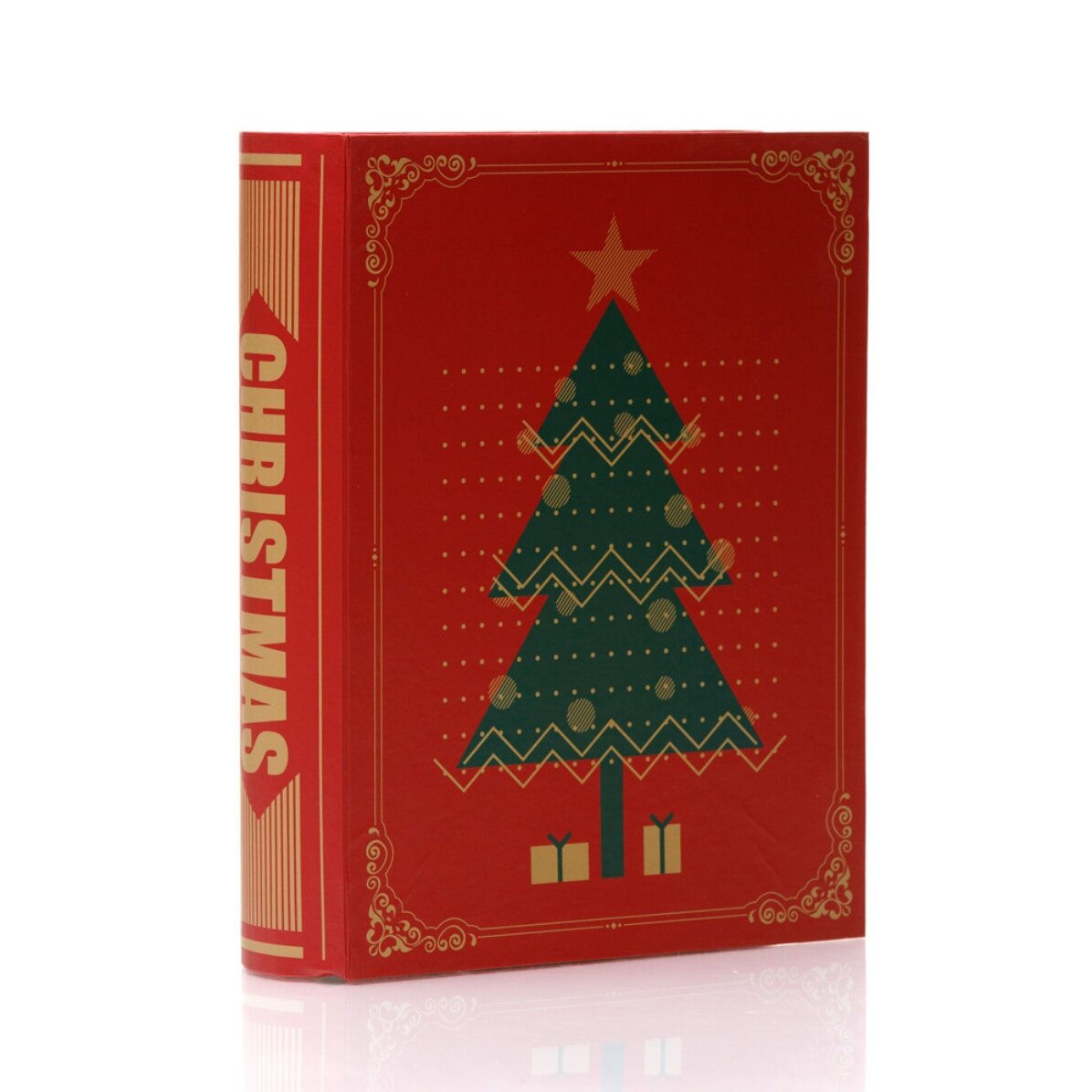 Weihnachtsgeschenkbox – Tannenbaum-Motiv