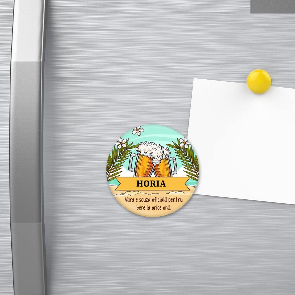 Personalisierter Flaschenöffner mit Magnet und Aufdruck – Sommerferien