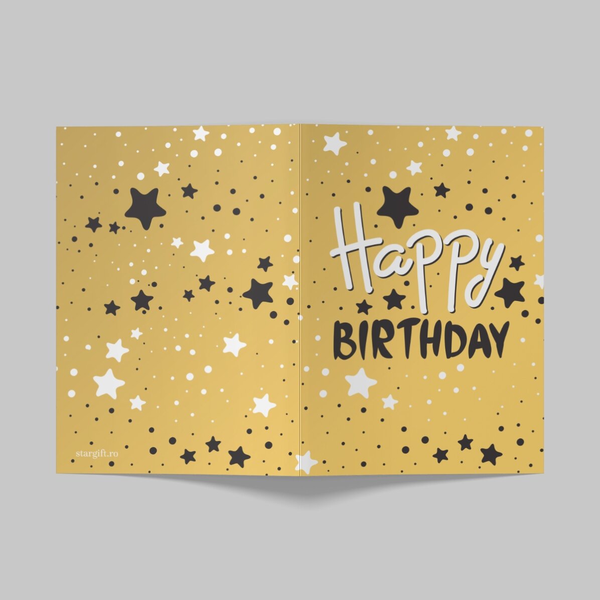 Personalisierte Grußkarte – Happy Birthday