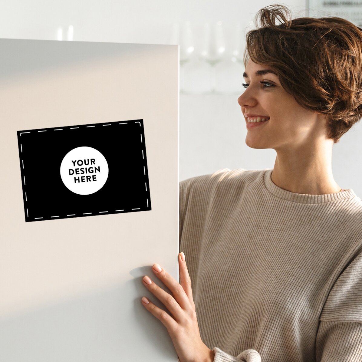 Personalisierte Magnetkarte mit deinem eigenen Motiv