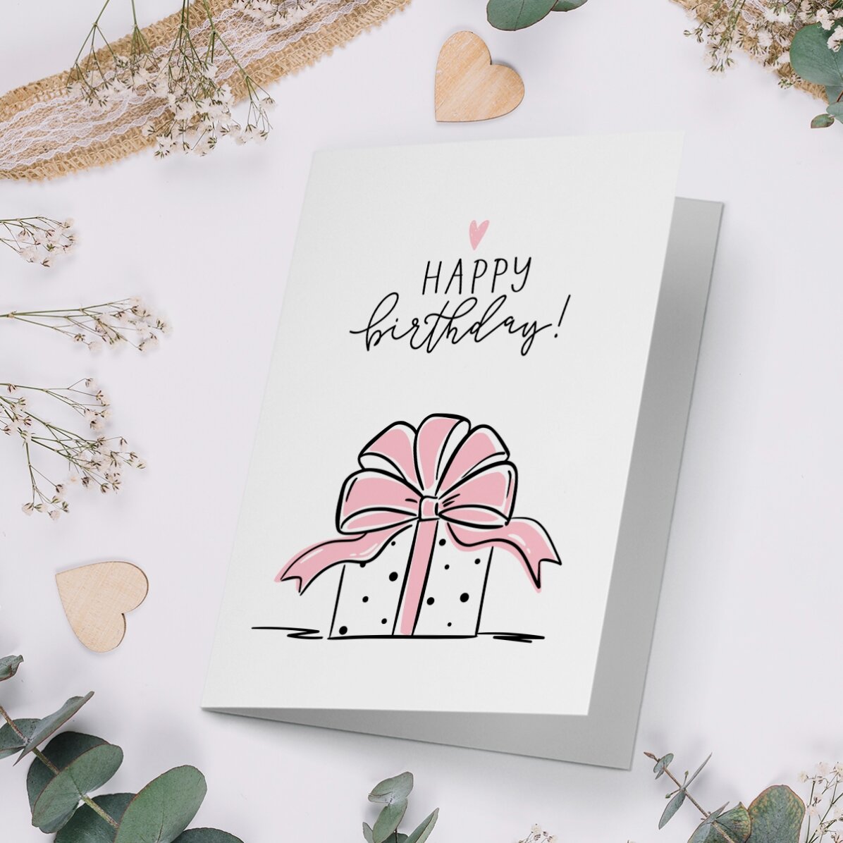 Personalisierte Grußkarte – Geburtstagsgeschenk