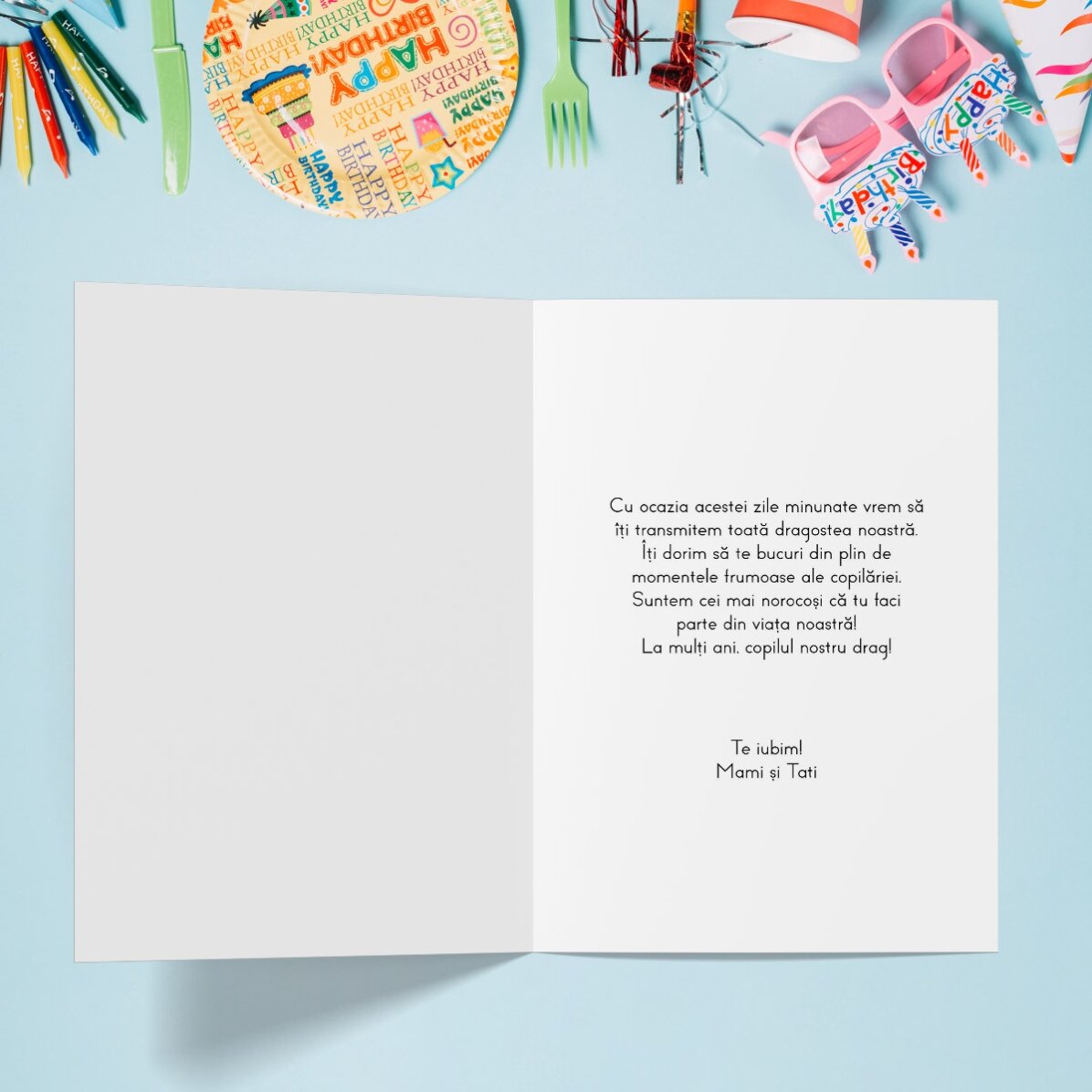 Personalisierte Grußkarte mit Fotos und Text – Happy Birthday, Kids!