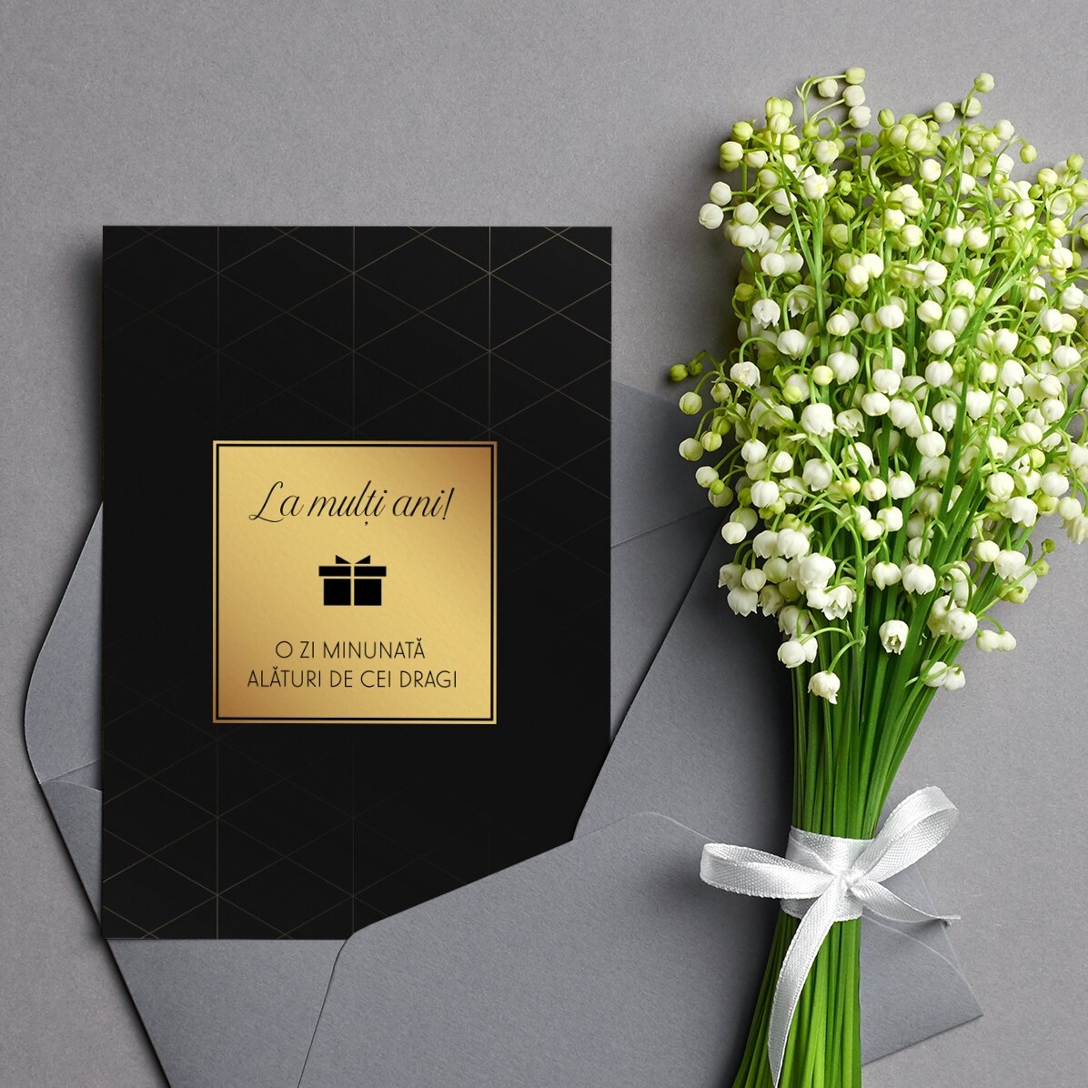 Personalisierte Geburtstagskarte mit Grußtext – Best wishes