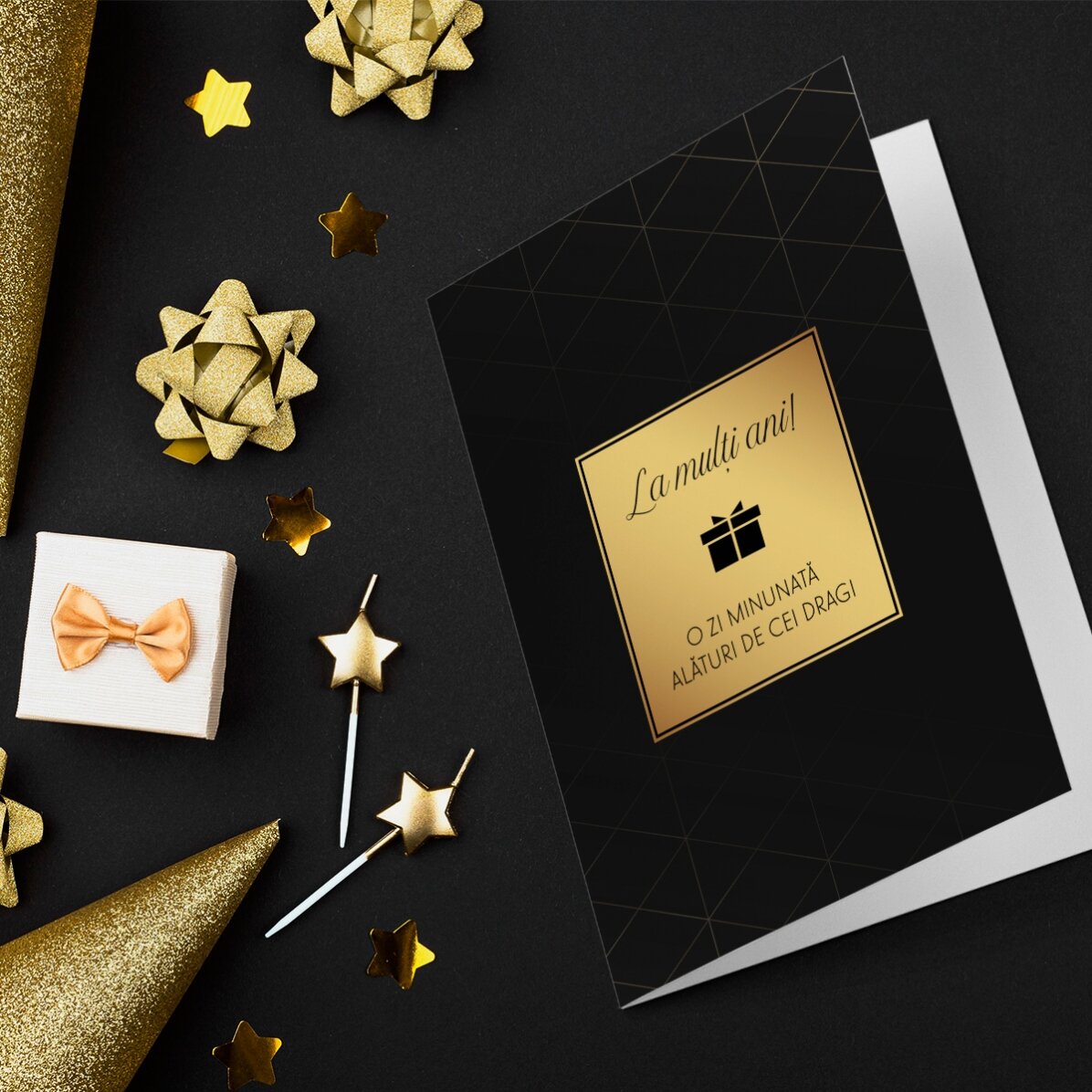 Personalisierte Geburtstagskarte mit Grußtext – Best wishes