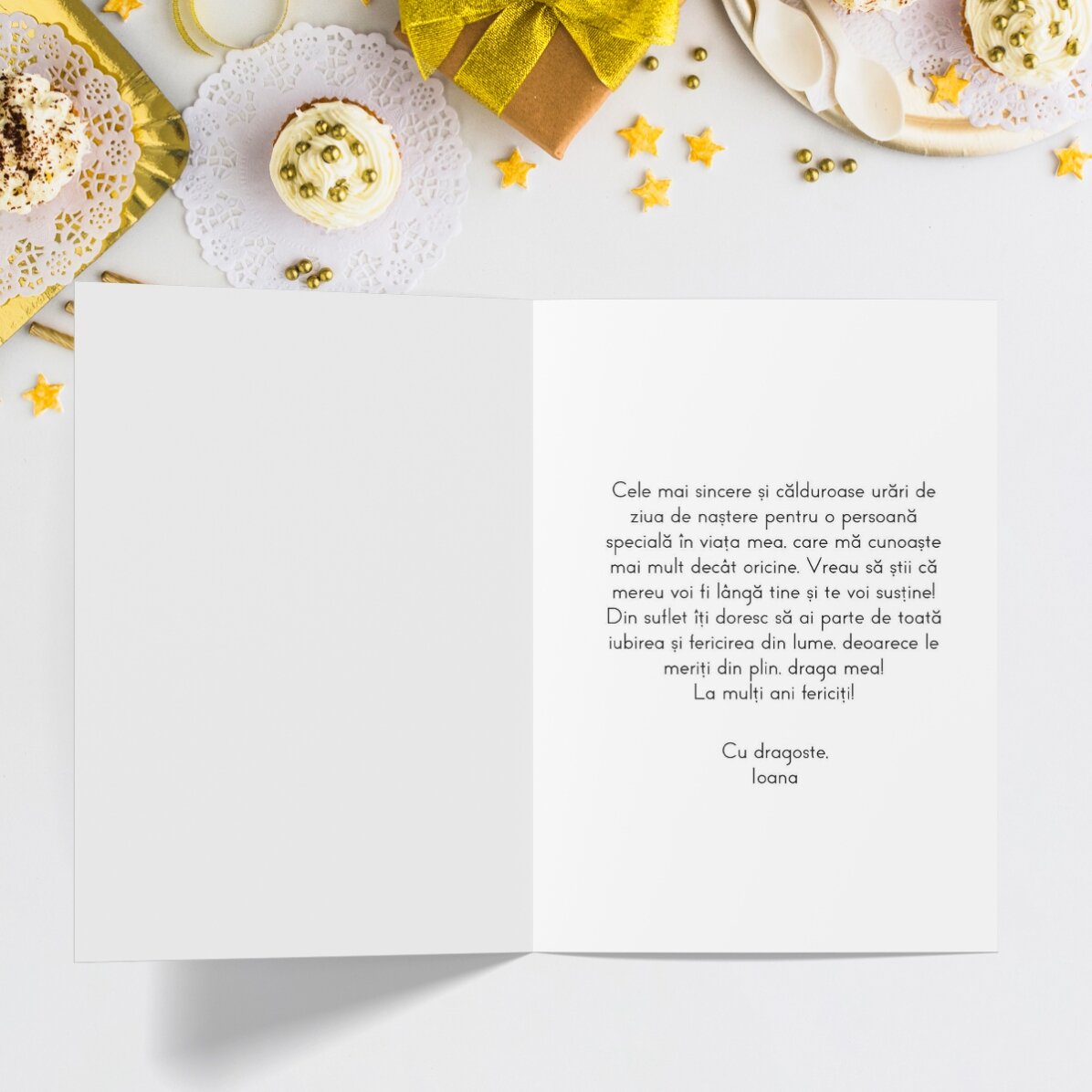Personalised greeting card with text - Anniversary