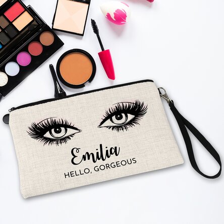 Personalisierte Kosmetiktasche mit Namen – Hello gorgeous