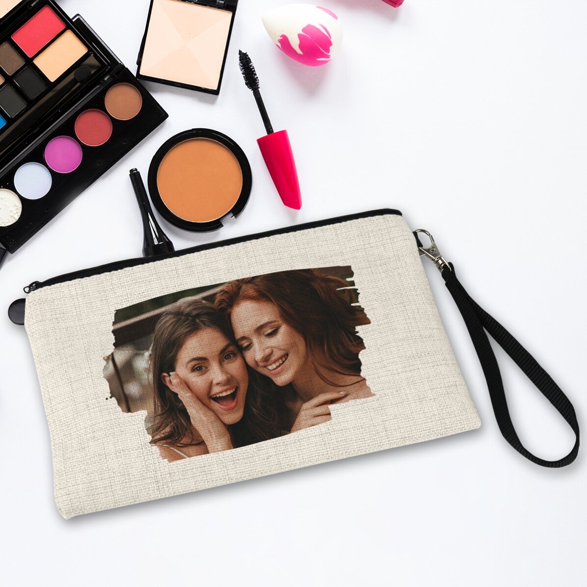 Personalisierte Kosmetiktasche mit einem Foto – Brush