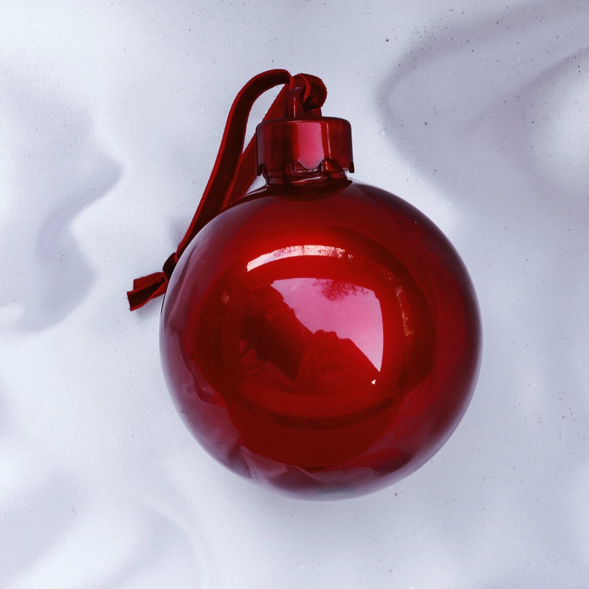 Personalised bauble with logo and message - Merry Christmas!