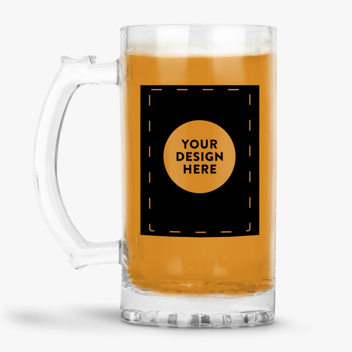 Ein personalisierter Bierkrug mit deinem Motiv