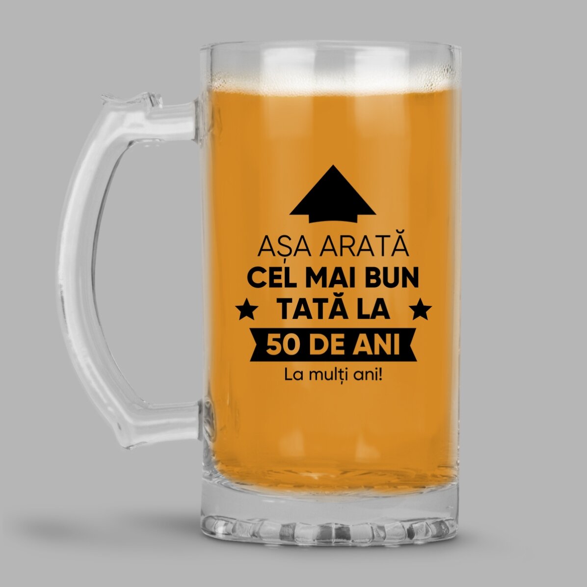 Personalisierter Bierkrug mit Text – So sieht er aus