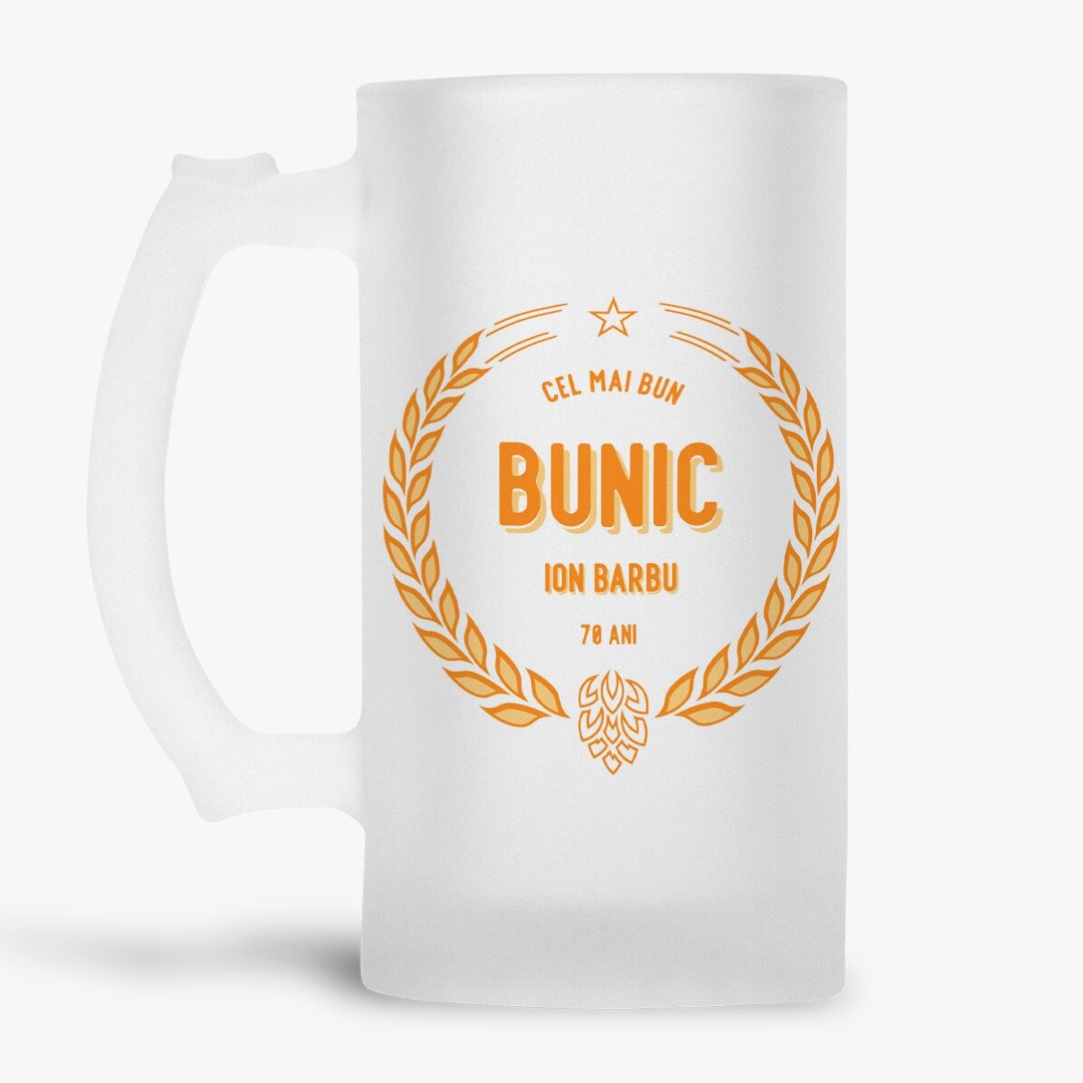Personalisierter Bierkrug mit Aufschrift – Der beste Opa
