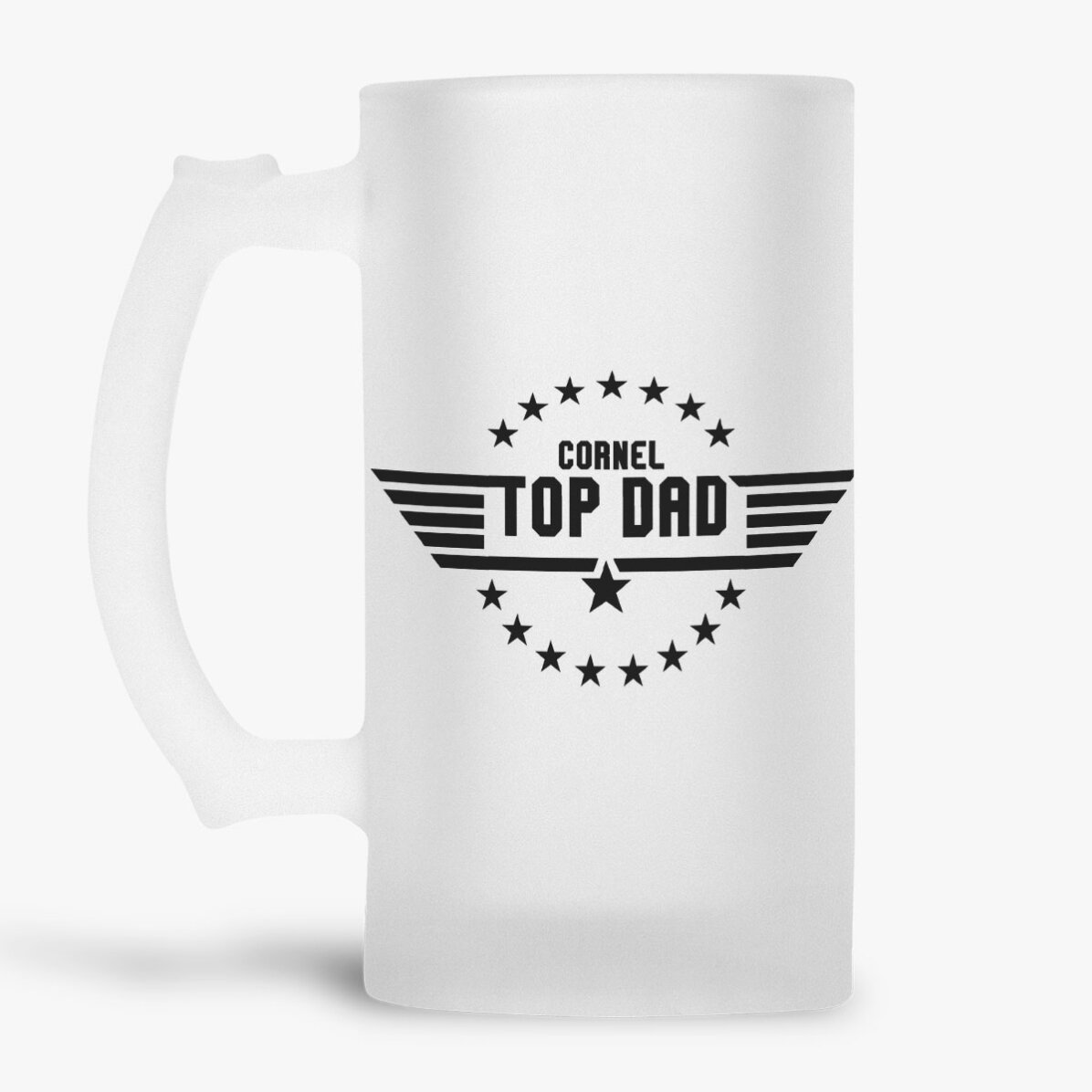 Personalisierter Bierkrug mit Aufdruck – Top Dad