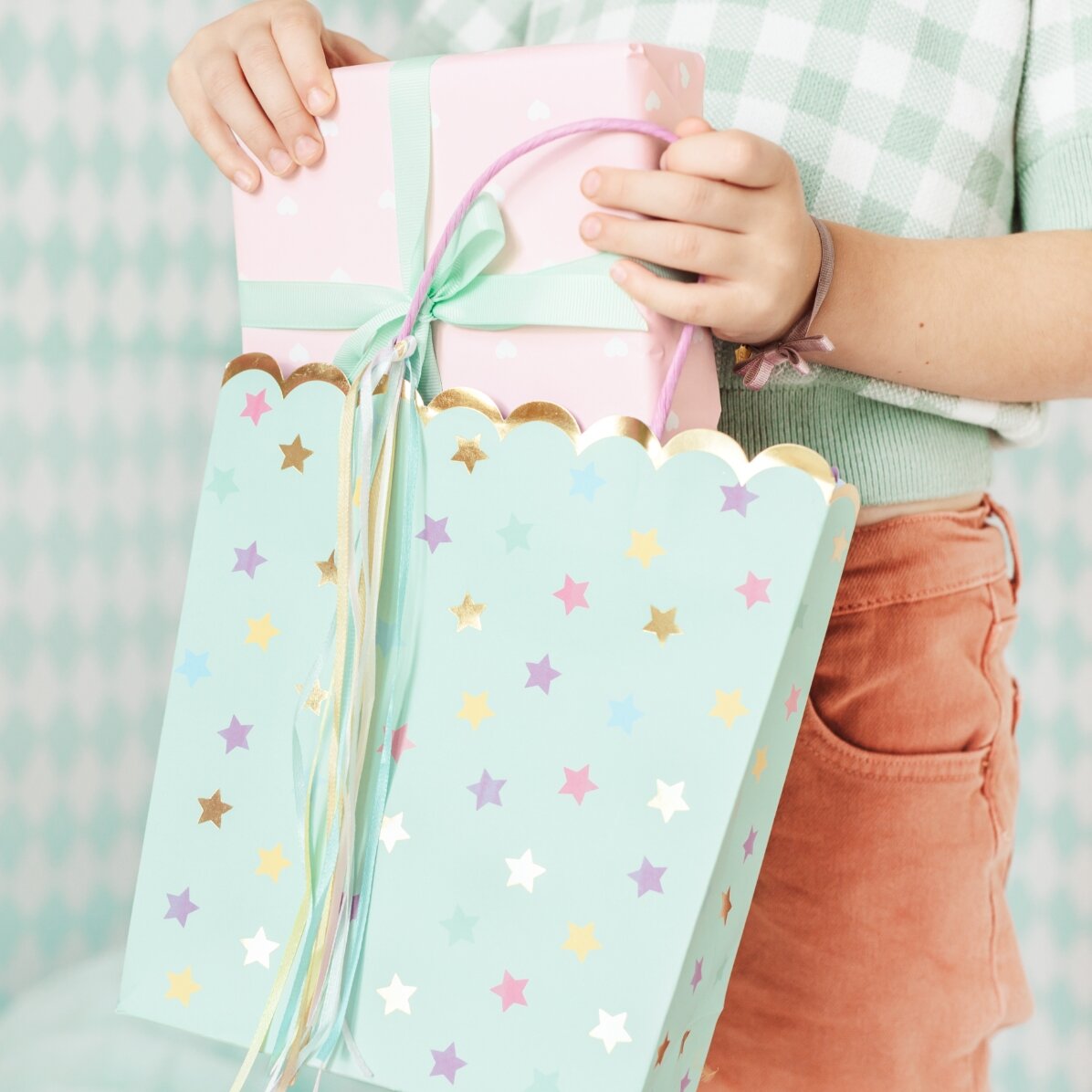 Geschenkpapier – bunte Mischung