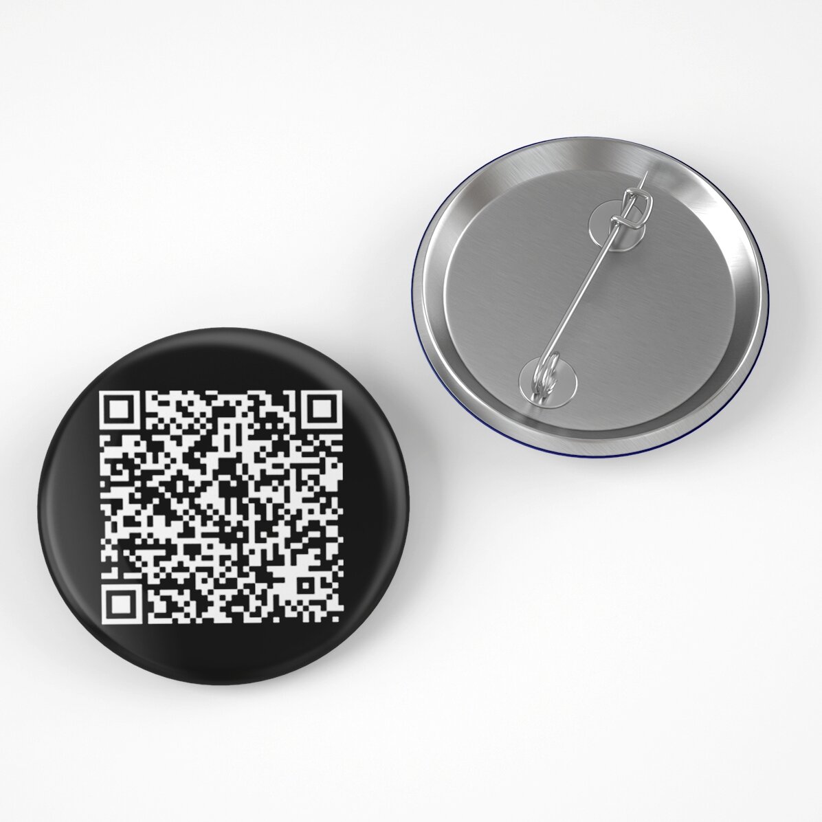 Personalisiertes Abzeichen mit QR-Code – Kontakt hinzufügen