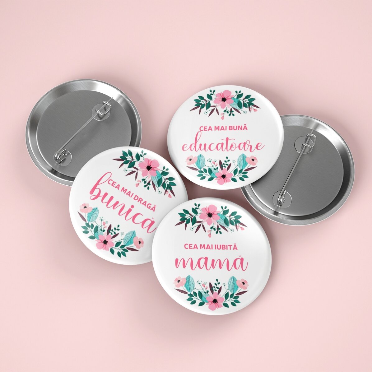 Personalisiertes Button mit Text – „Die Liebste“
