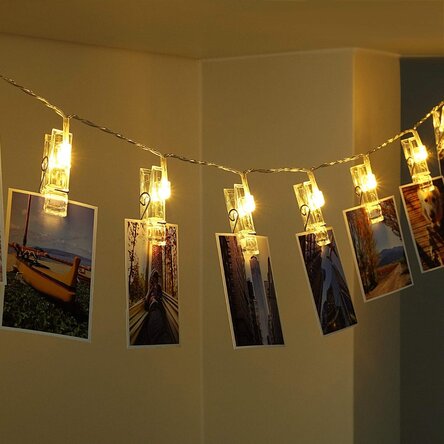 Installation von beleuchteten Fotoklemmen