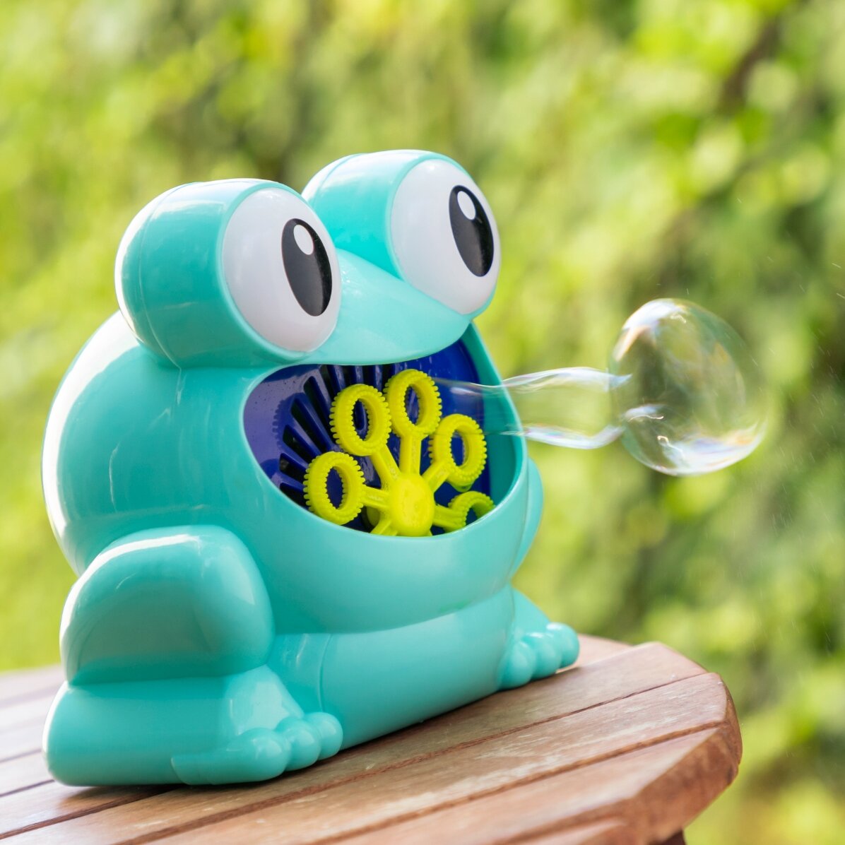 Spielzeug-Frosch mit Ballon-Spender