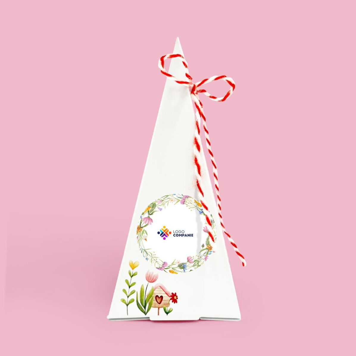 Individuell gestaltetes Blumenpflanz-Set mit Logo – Blumen