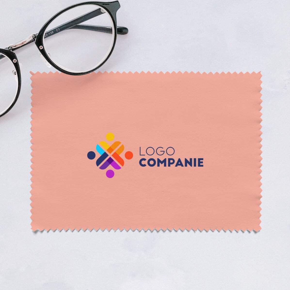 Screen/glasses cleaning cloth customised with logo