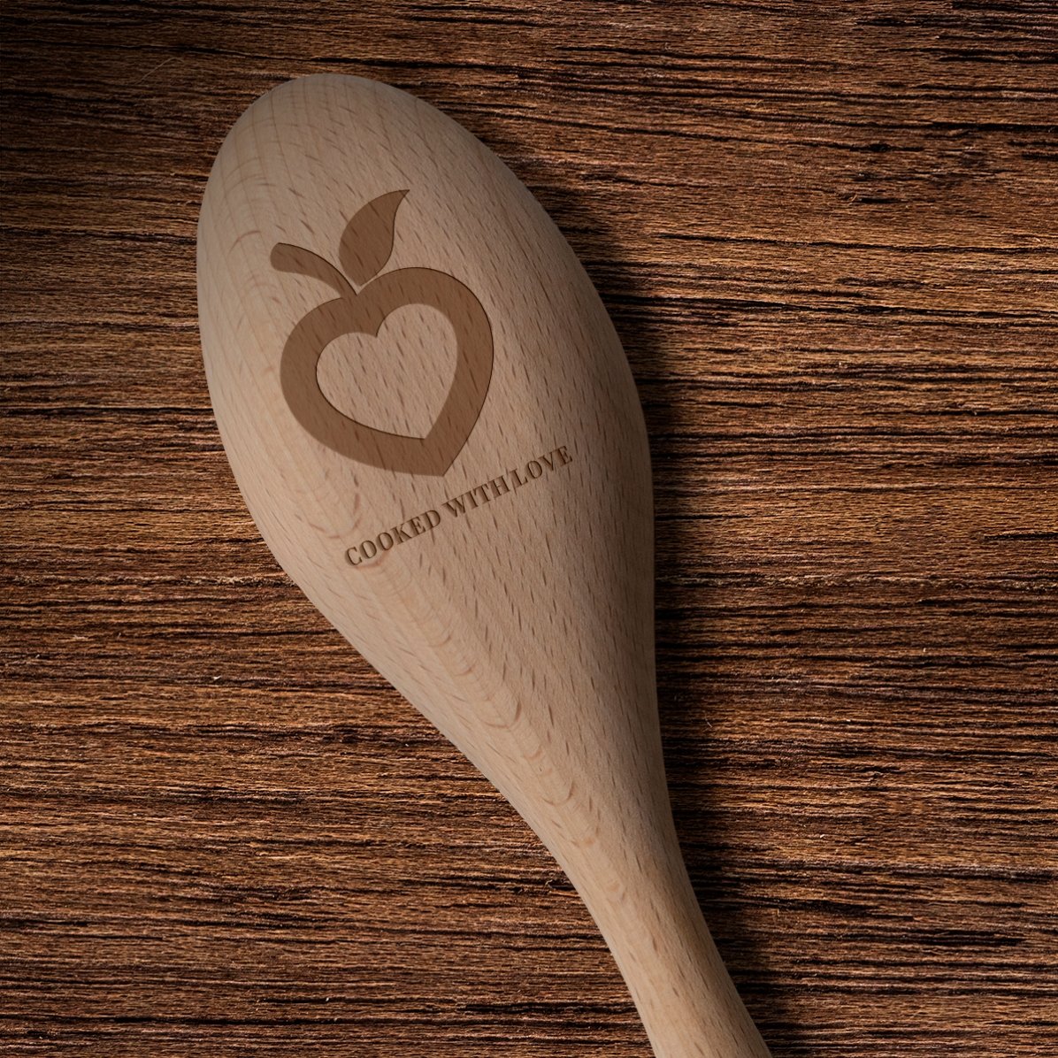 Personalisierter Holzlöffel – Mit Liebe zubereitet