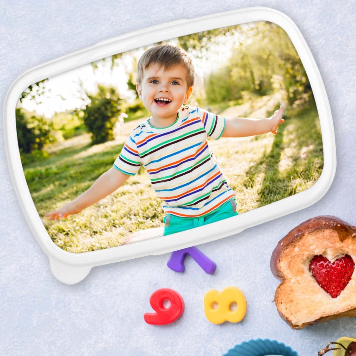 Lunchbox, personalisierte Auflaufform mit Foto