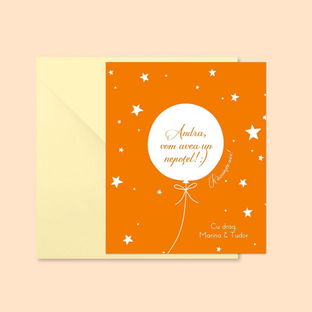 Abkratzbarer Magnet, 10 x 12 cm, individuell mit Text gestaltbar – Surpriza