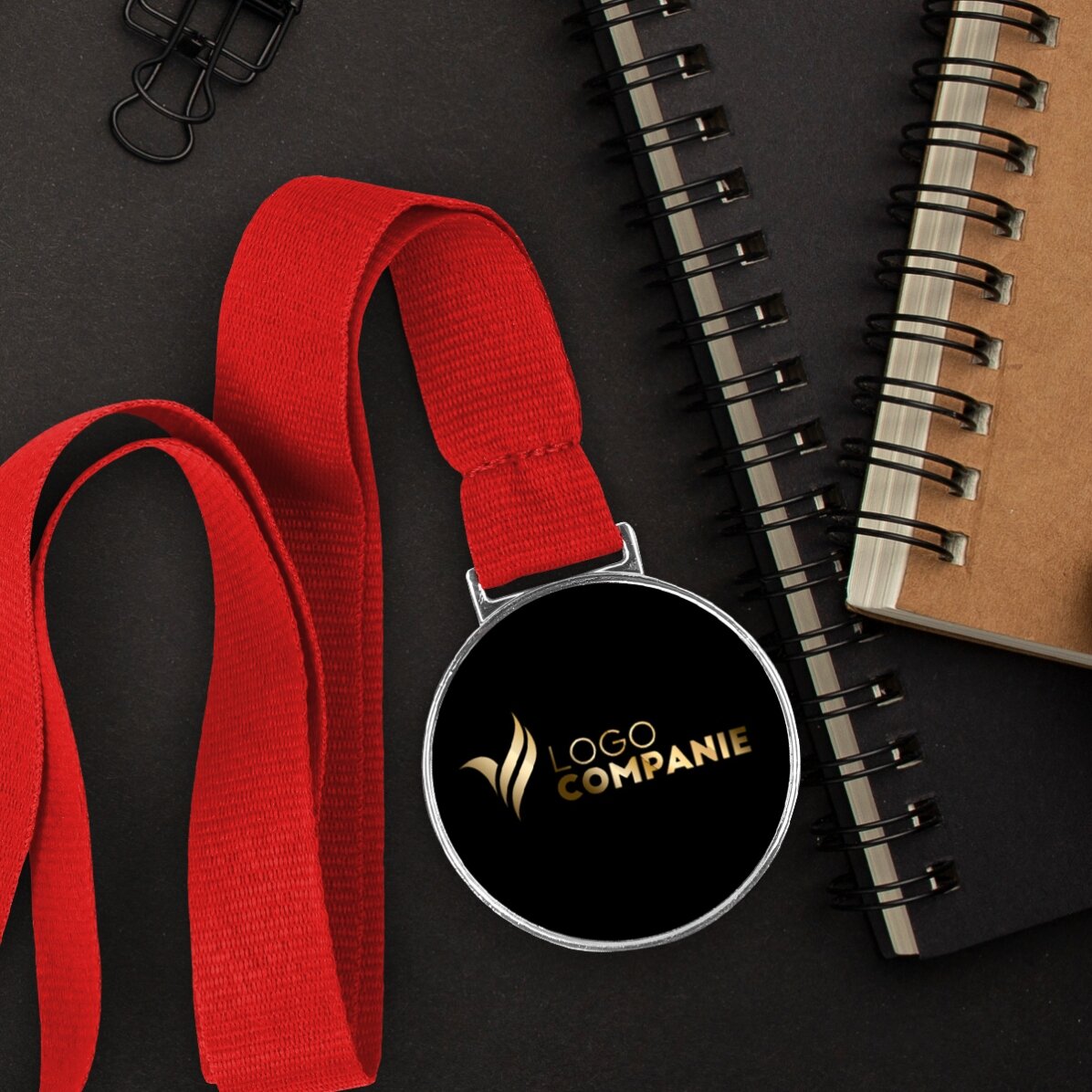 Personalisierte Medaille mit Logo
