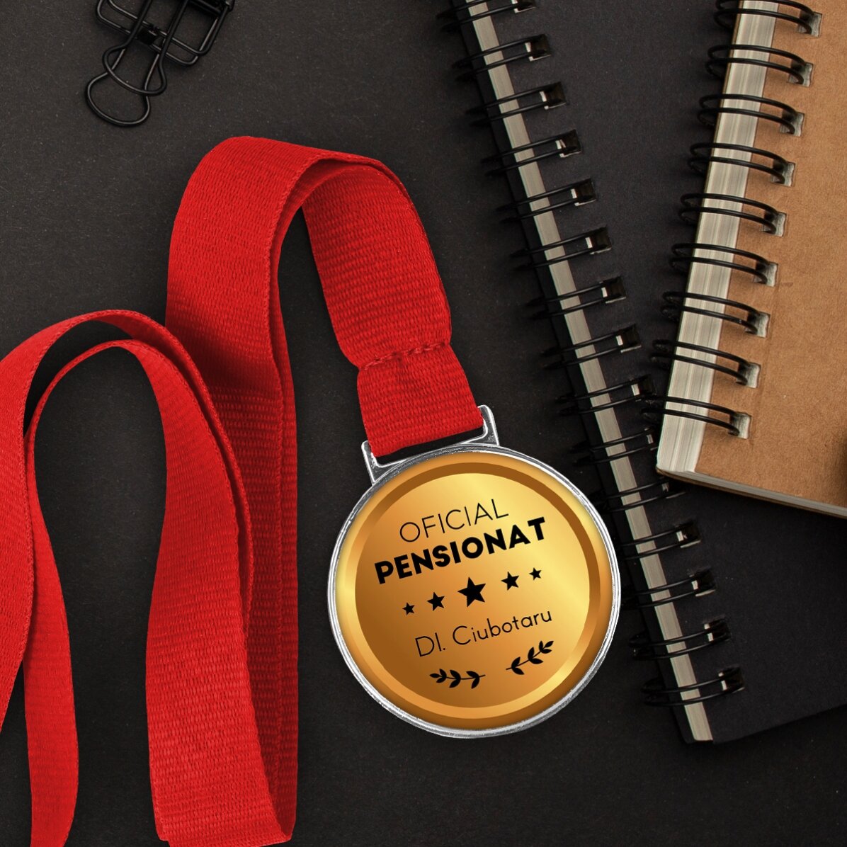 Personalised medal with message - Boarding school