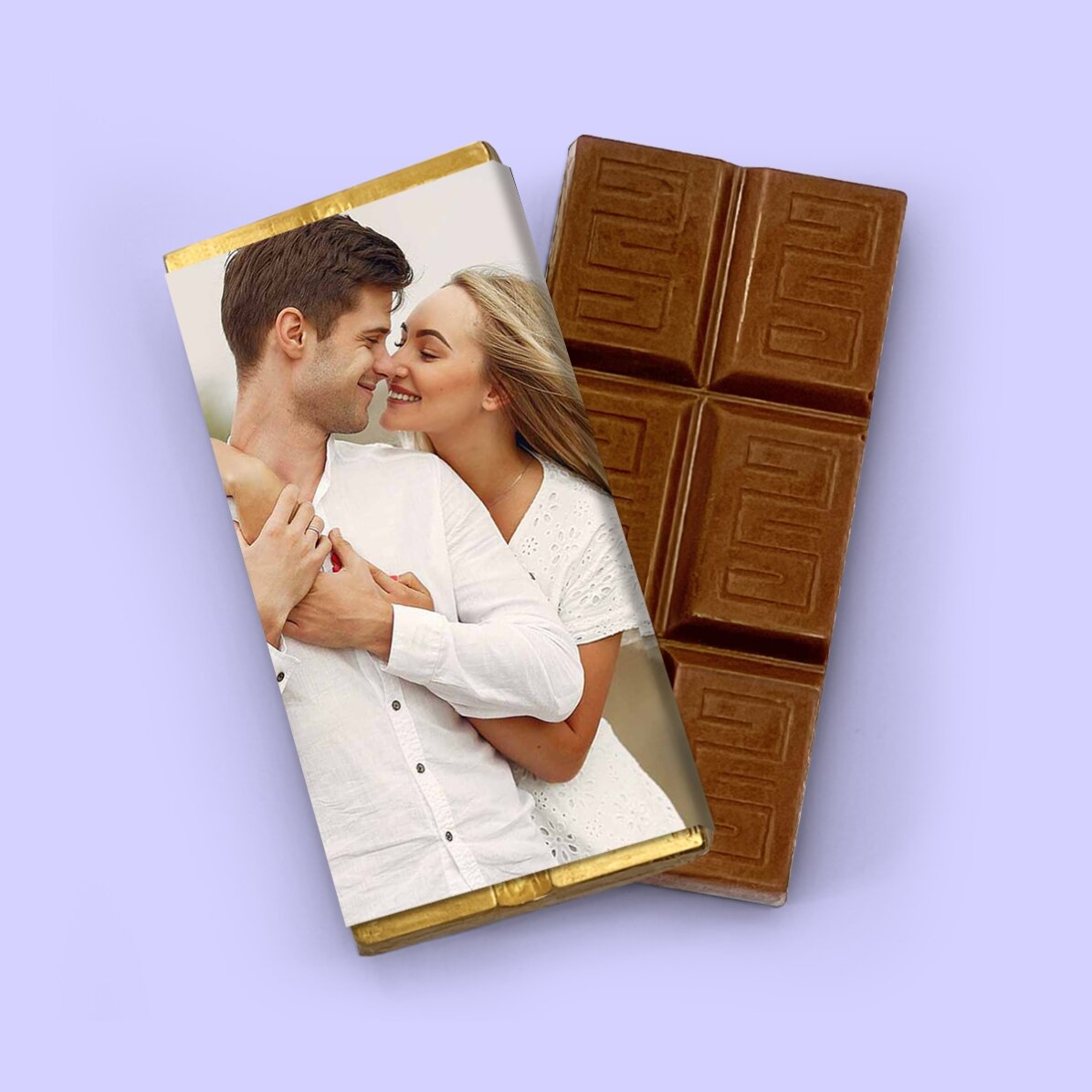 Personalisierte Mini-Schokoladentafel mit einem Foto