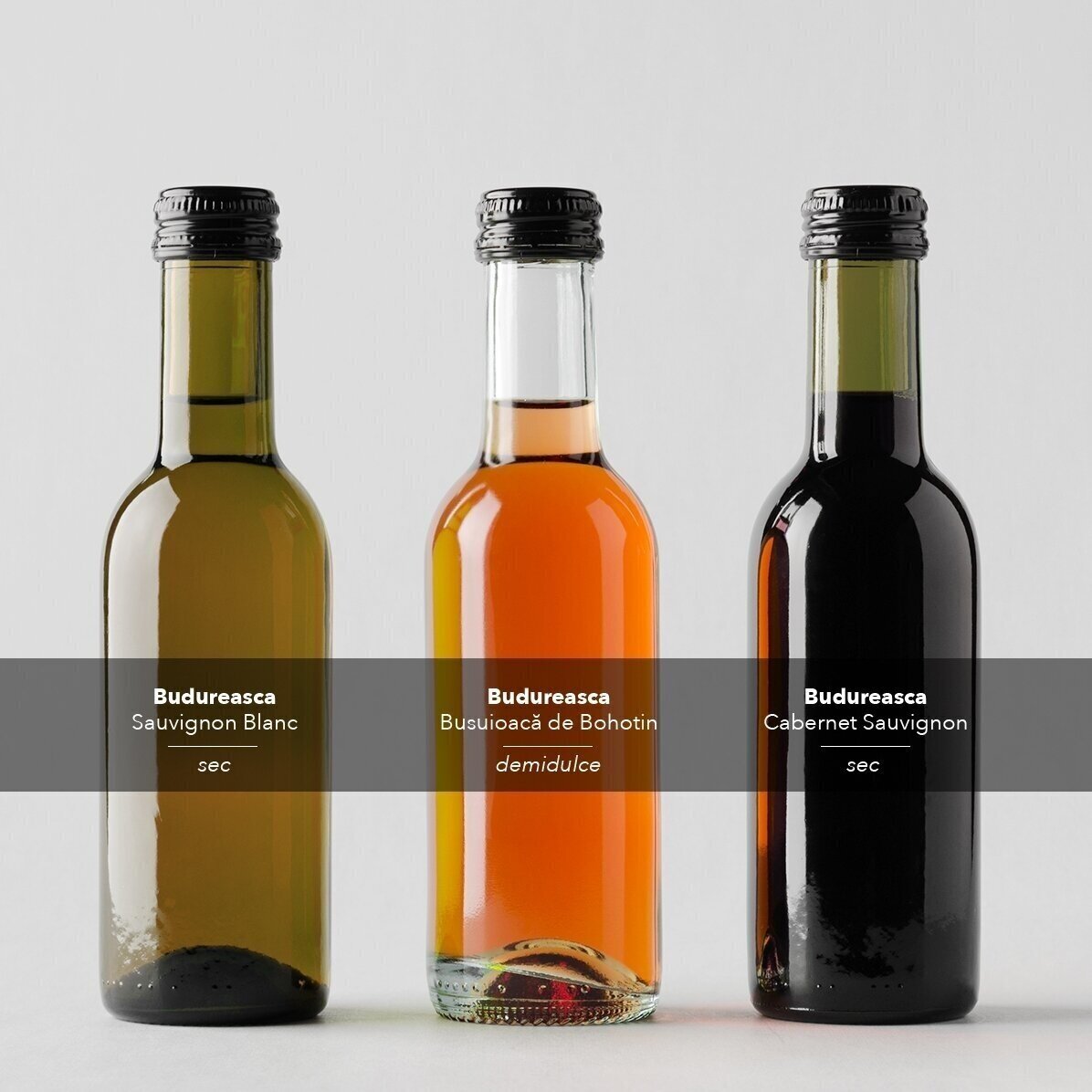 Mini wine bottle personalised with logo and message - Easter