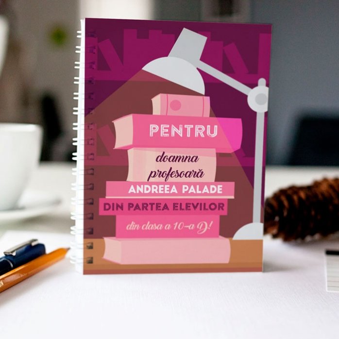 Personalisiertes Notizbuch mit 5 Texten