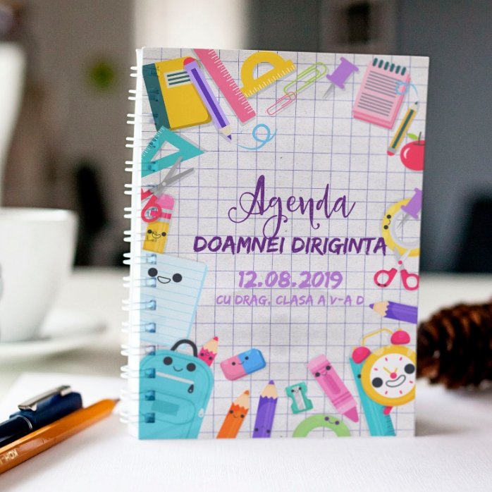 Personalisiertes Notizbuch mit Text – Lehrer-Tagebuch