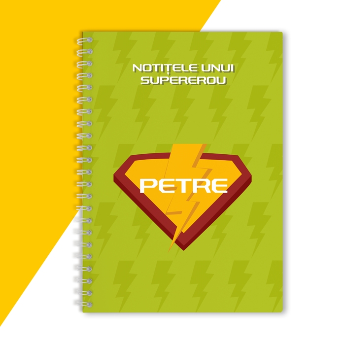 Personalisiertes Notizbuch – Superheld