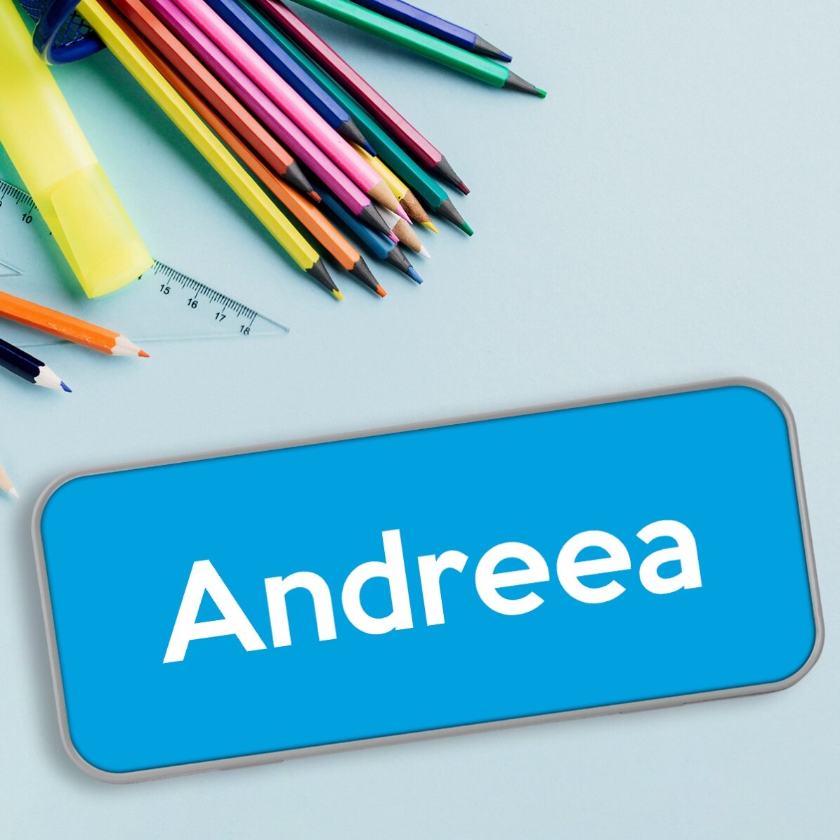 Personalisiertes Federmäppchen mit deinem Namen
