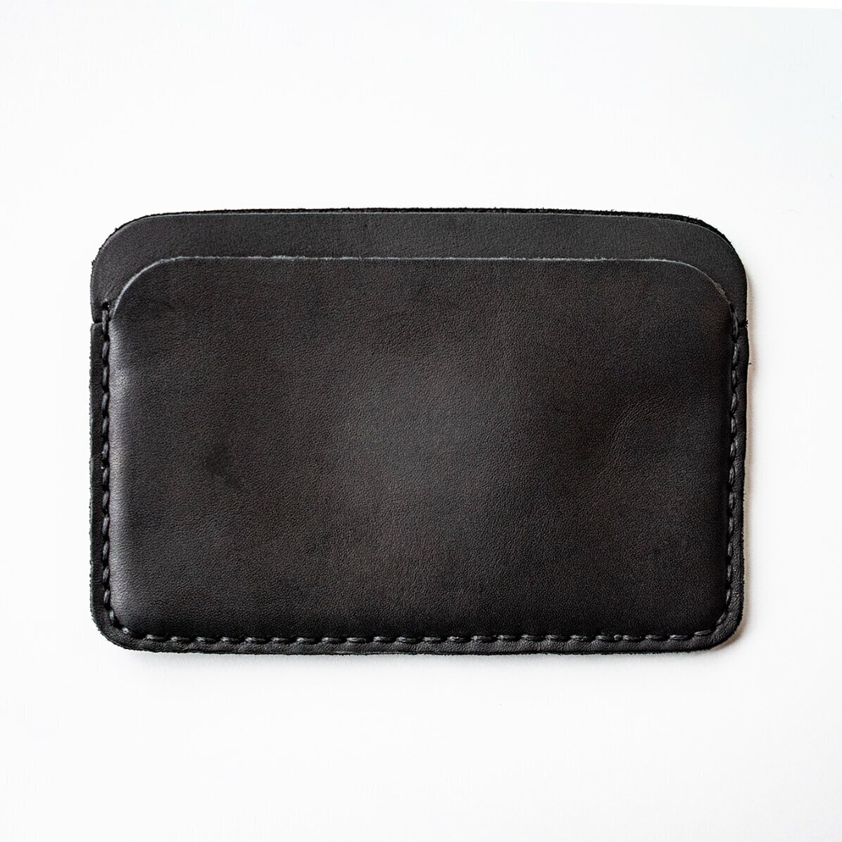 Personalisierte Lederbrieftasche mit Initialen – Herz