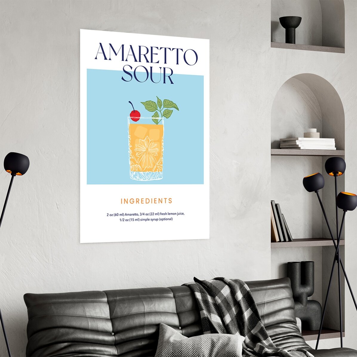 Poster „Amaretto Sour“
