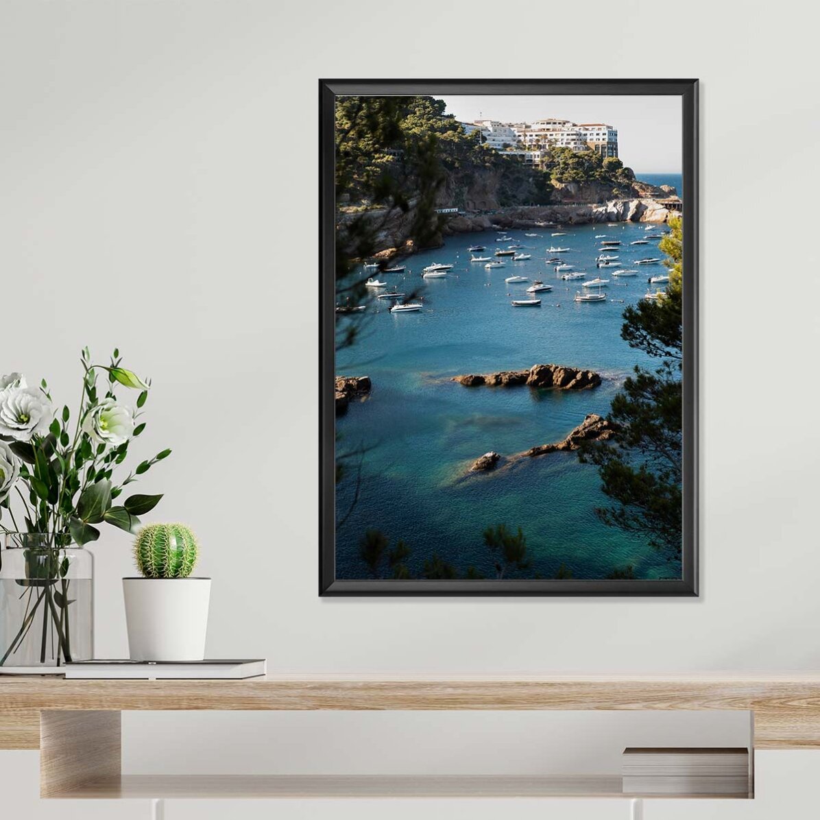 Golf-Poster mit Booten